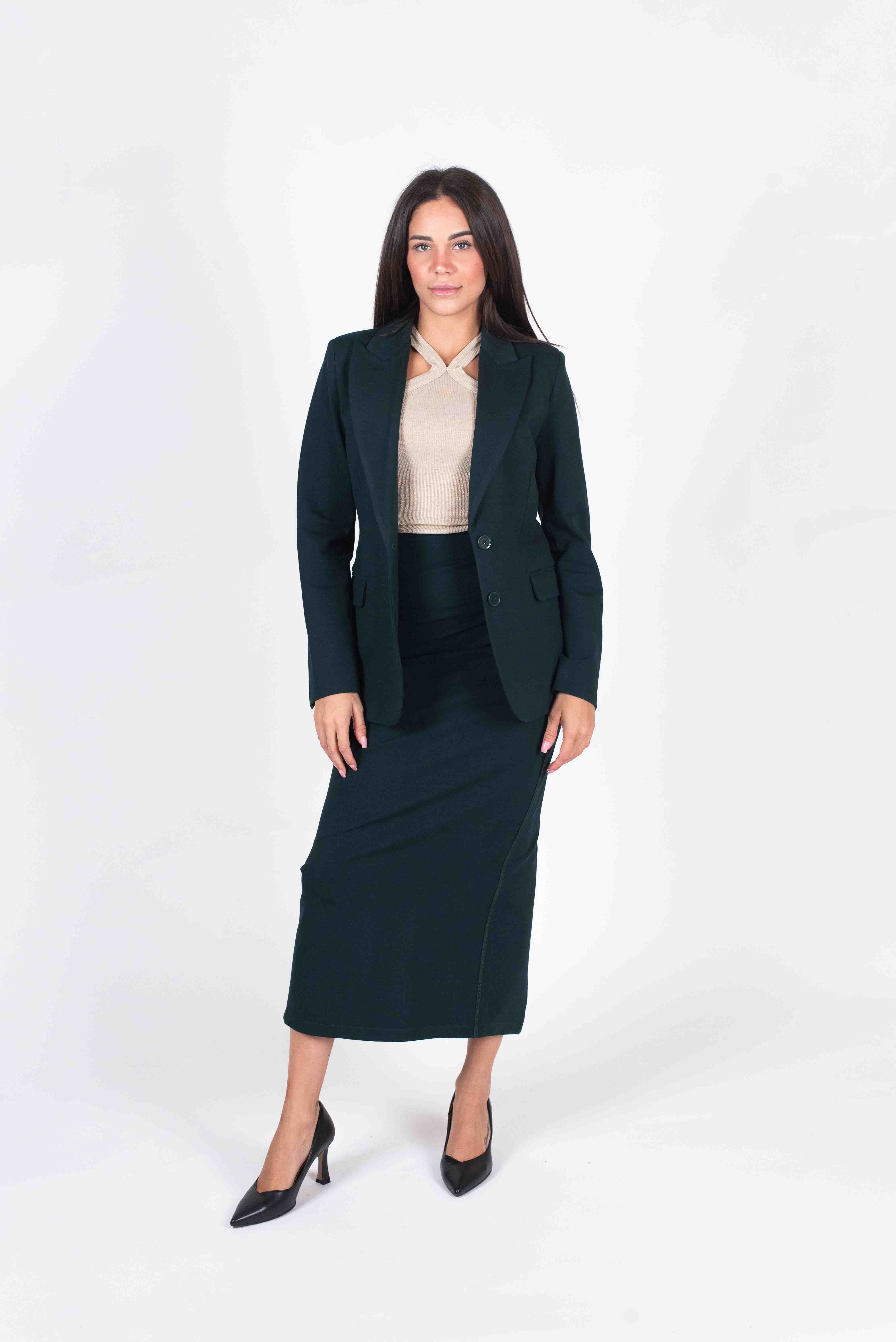 Vicolo Gonna Punto MIlano Matita VERDE BOTTIGLIA – Bet Brands