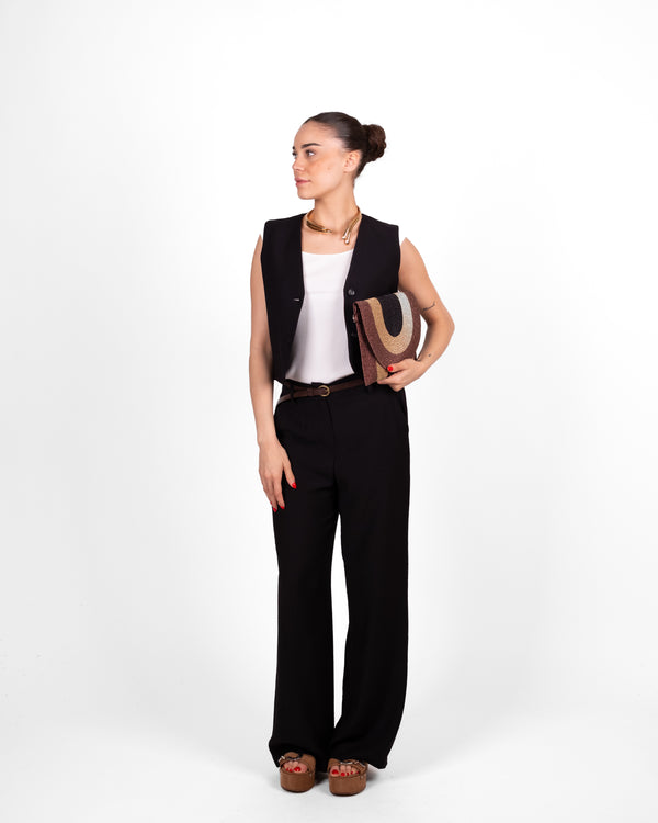 Haveone Gilet 2 Bottoni - NERO