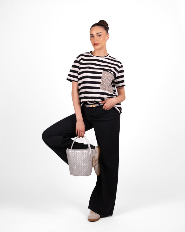 Dixie Pantalone Wide Leg - NERO