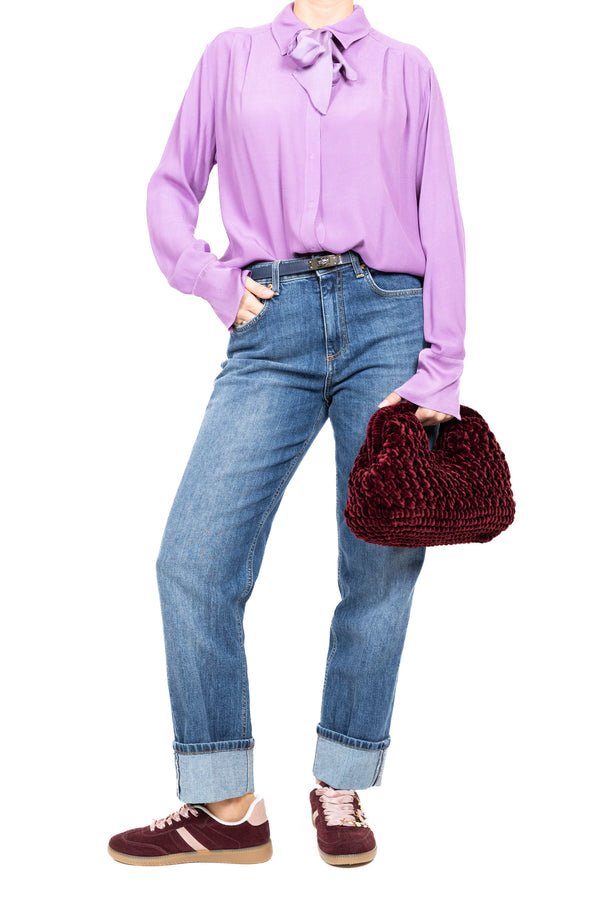 Dixie Camicia Fiocco Raso - ORTENSIA