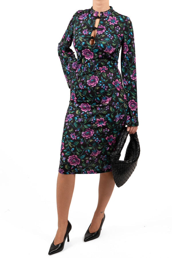 Dixie Abito Longuette Floreale - VARIANTE UNICA