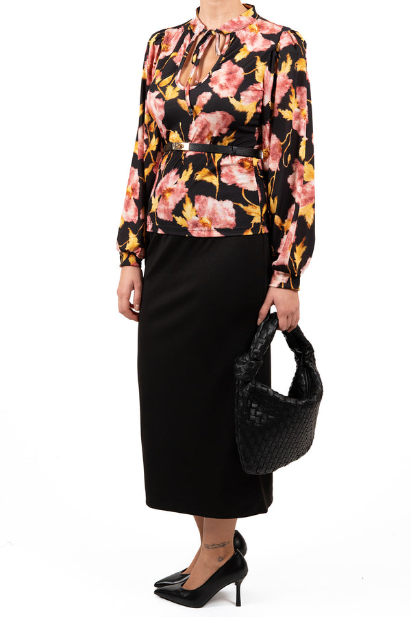 Dixie Blusa M/L Fantasia Floraelae - VARIANTE UNICA